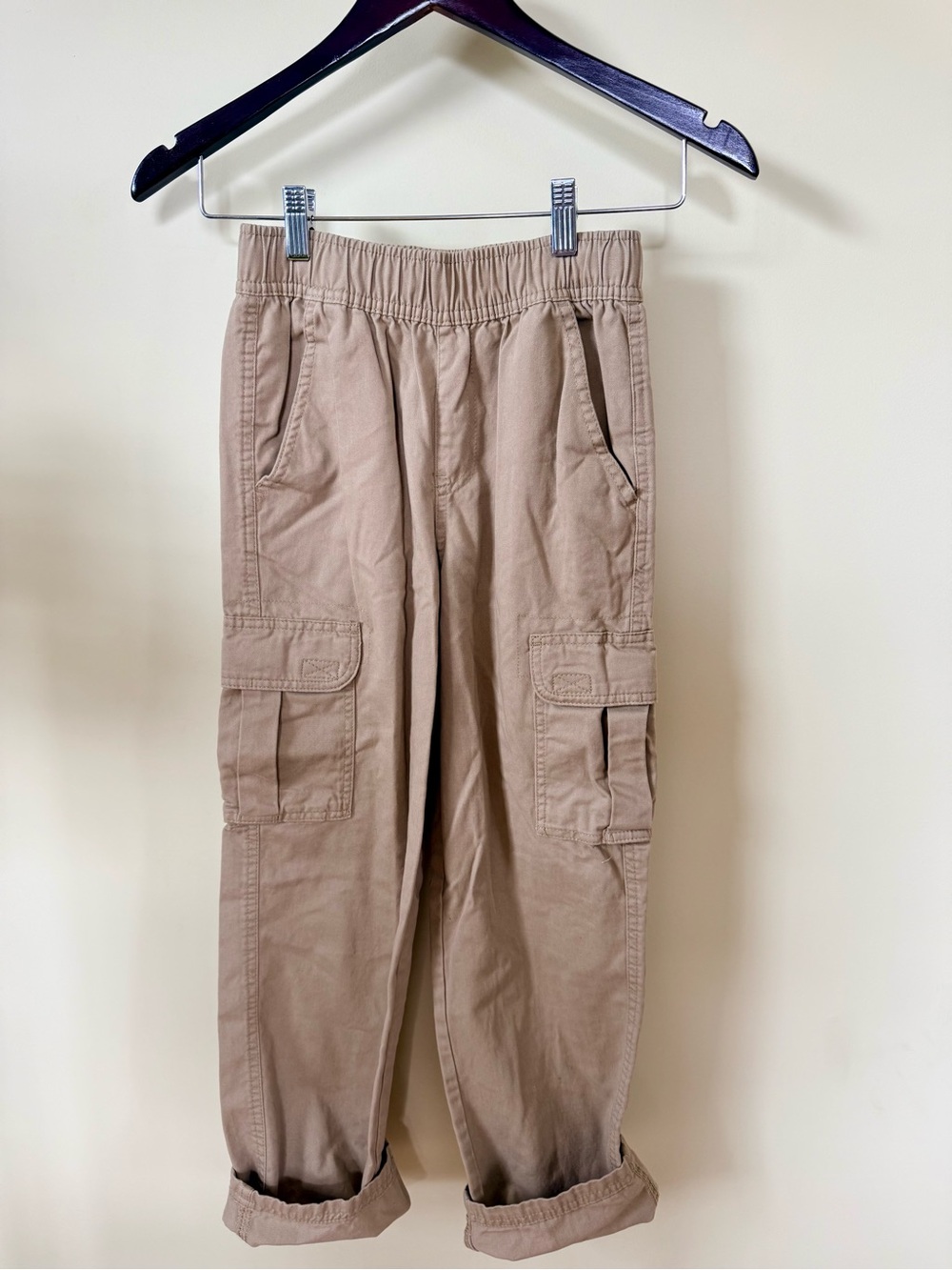 The Children's Place Tan Cargo Pants Boyd Size 10 Utility Pockets Play